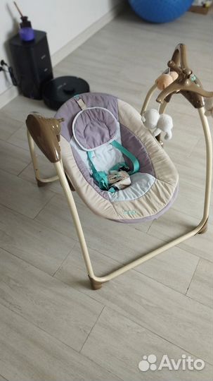 Детские электронные качели для новорожденных