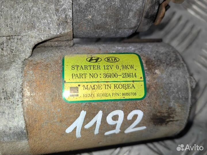 Стартер Hyundai Solaris II