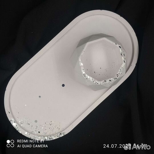 Ароматические свечи, гипсовый декор