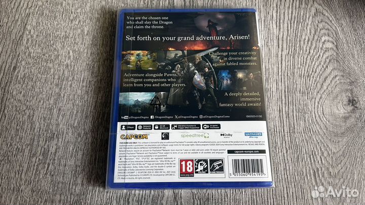 Dragons dogma 2 ps5 lenticular Новый диск