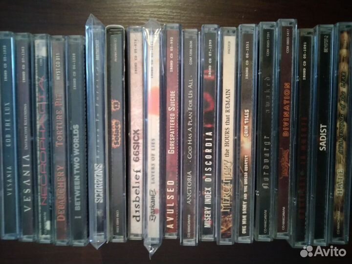 Компакт диски сд CD Death Thrash Black Doom Rock Р