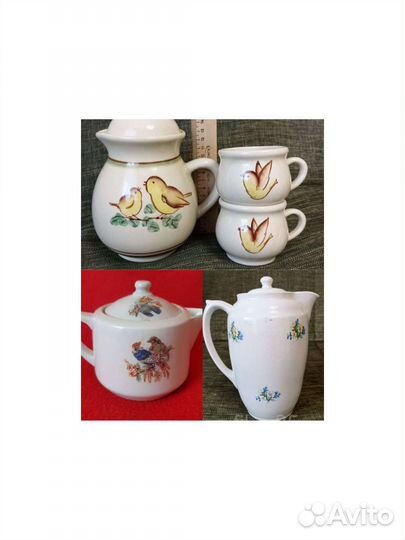 Посуда СССР 1939 г сливочник молочник Хайта