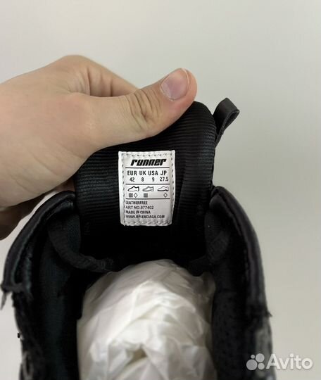 Кроссовки balenciaga runner черные