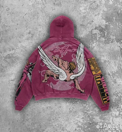 Худи Harajuku Gothic dark Angel y2k