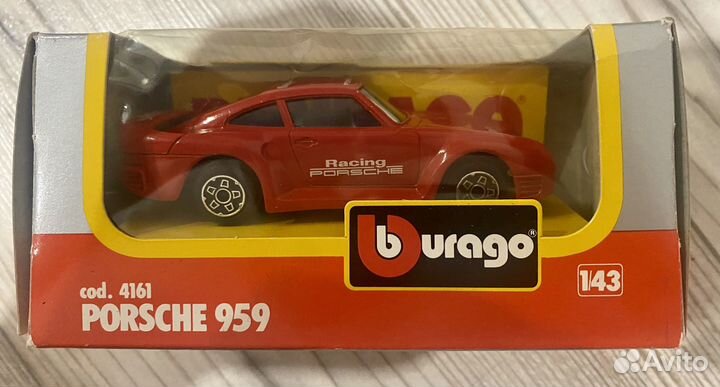 Ббураго: Porsche 959 (1:43)