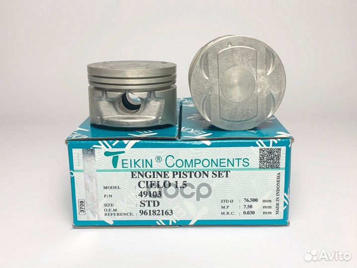 Поршни (к-т 4 шт) STD daewoo nexia 1.5 A15MF 94