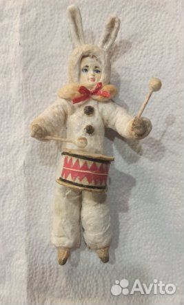 Ватные ёлочные игрушки