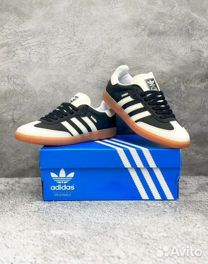 Кеды женские adidas samba чёрный