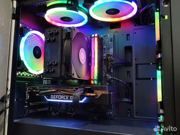 Игровой PC i3-12100f, GTX1660S, 16Gb DDR4, RGB