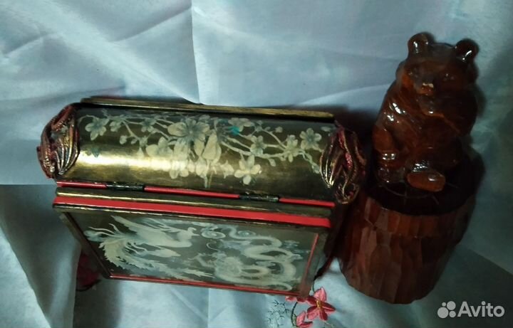 Шкатулка деревянная СССР