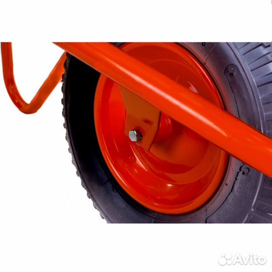 Тачка строительная кратон WB-180H 1-колесная 90 л