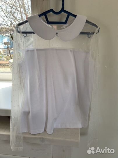 Блузка белая для девочек