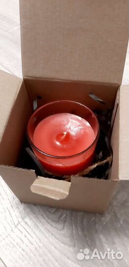 Ароматическая свеча ручной работы