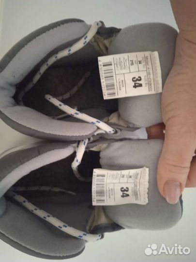 Лыжные ботинки 34размер