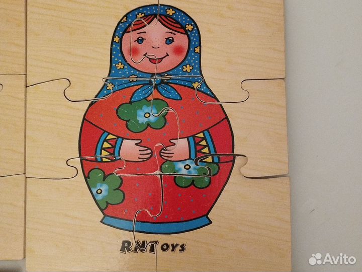 Пазлы детские деревянные