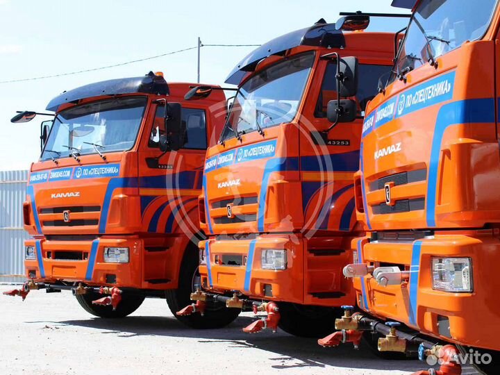 Поливомоечное оборудование на камаз 53605, 2024