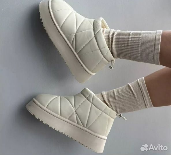 Ugg женские на платформе натуральные