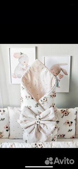 Бортики в детскую кроватку бу