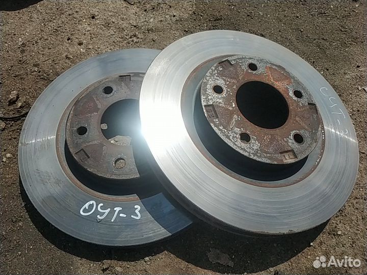 Тормозные диски передние mitsubishi outlander 3