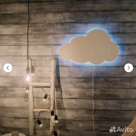 Ночник Облако. В скандинавском стиле. Хюгге