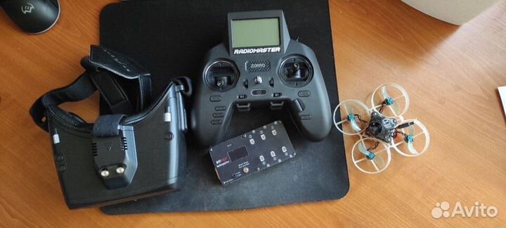 Комплект fpv (дрон, очки, аппаратура)