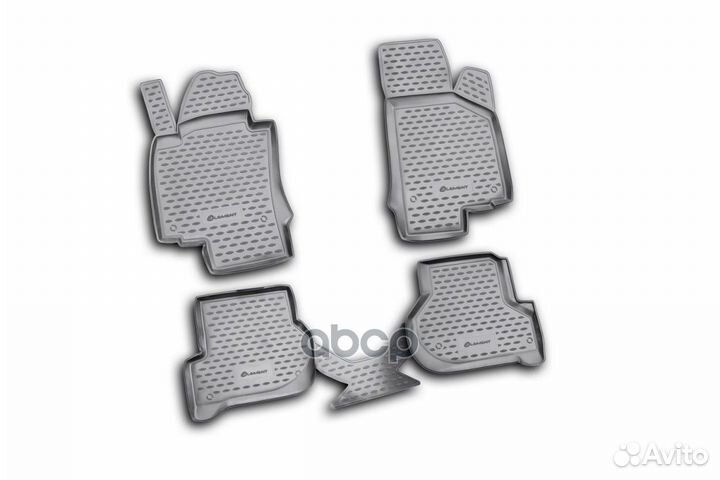 Коврики в салон skoda Octavia II 03/2008, 4 ш