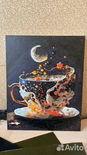 Картины по номерам раскрашенная