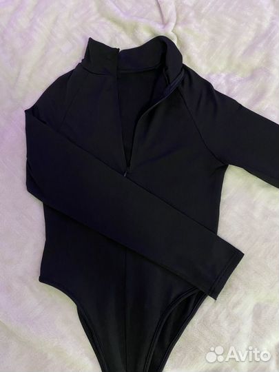 Боди женское черное