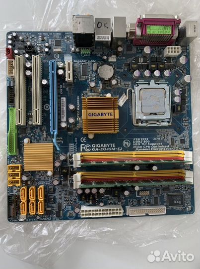 Связка Q8400 4gb ddr2 материнка