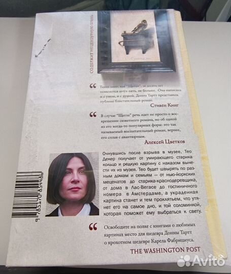 Щегол. Донна Тартт. В пленке