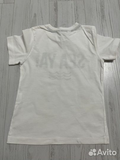 Футболки H&M 110/116 новые белые