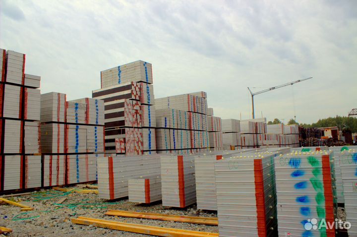 Щитовая алюминиевая опалубка. Аренда