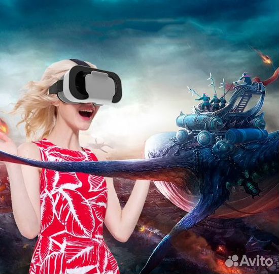 Очки виртуальной реальности VR 3D Shinecon G05 Бел