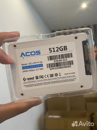 Новые SSD Acоs 512Gb