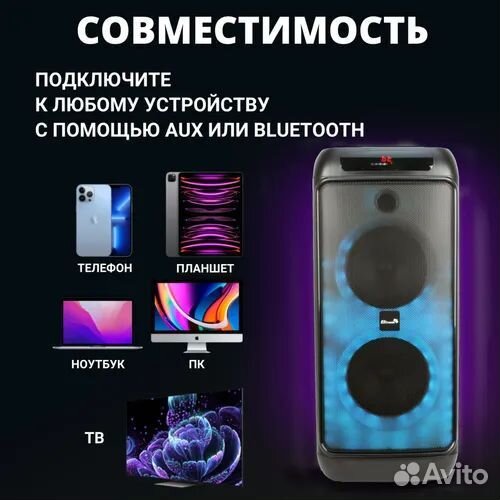 Большая колонка eltronic 20-08