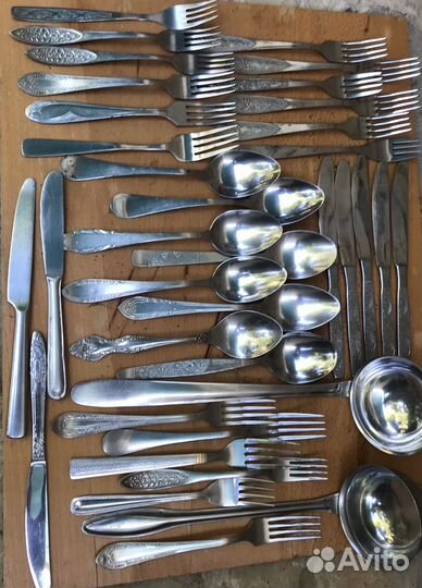 Ложки вилки ножи СССР