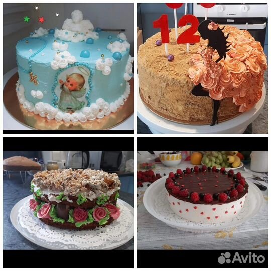 Торты домашние на заказ