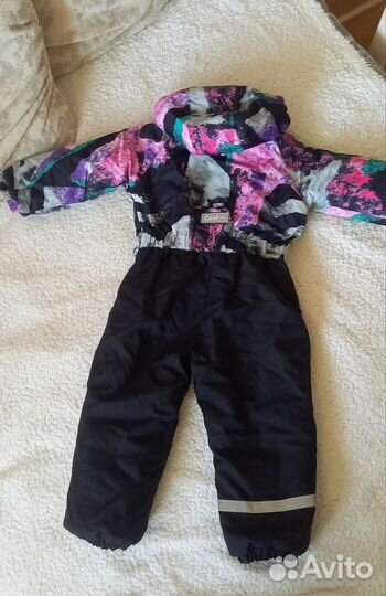 Зимний комбинезон для девочки 98