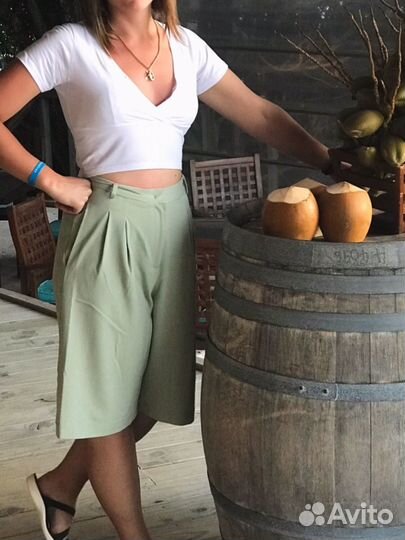 Шорты широкие женские