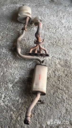 Глушитель на Volvo S40