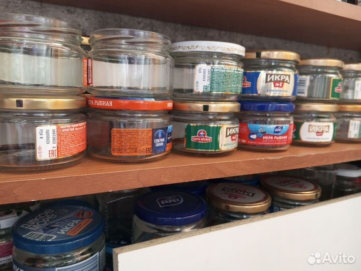 Банки стеклянные 0,2 с крышками