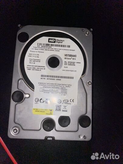 Жесткий диск на запчасти