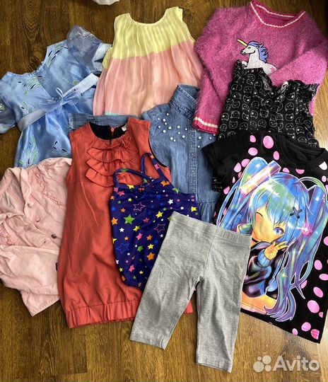 Пакет одежды для девочки 98