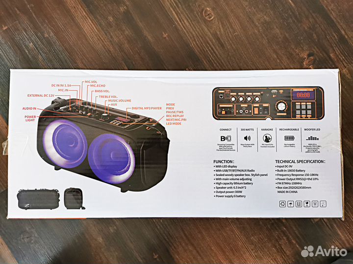 Караоке Bluetooth колонка NDR-Q68