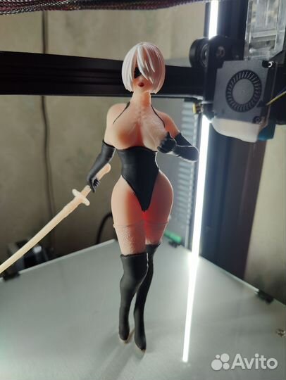 Фигурка на 3д принтере 2B Nier: Automata