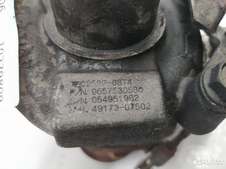 Б/У Б/У Турбина Европа (5) 9657530580