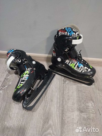 Коньки раздвижные 30-33р
