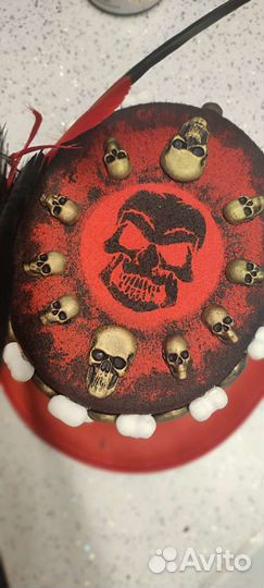 Шляпа цилиндр шамана вуду для Хеллоувина/вечеринки