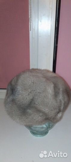 Берет женский норковый