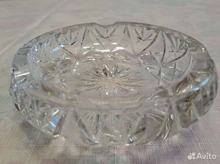 Пепельница хрустальная